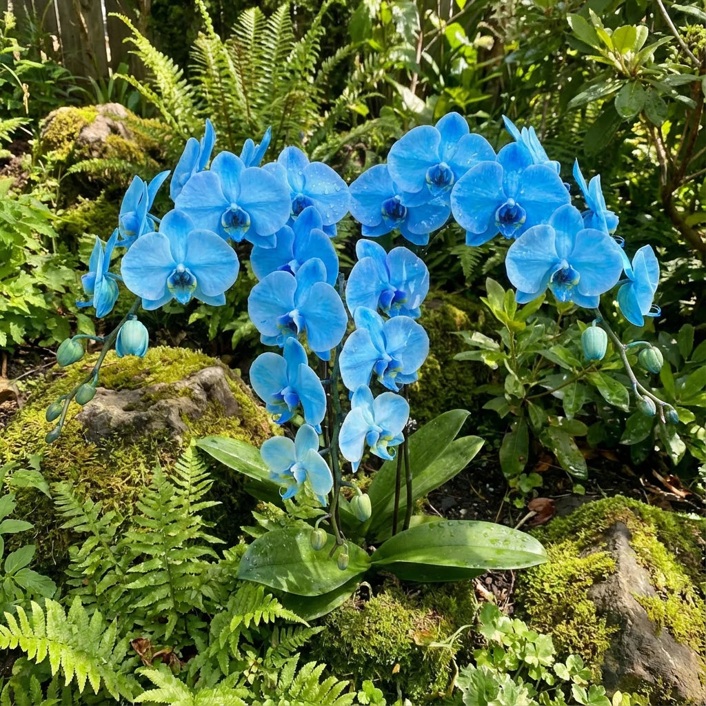 Blue Phalaenopsis Orchid Flower seeds for Planting - Sun Loving, Heirloom & GMO Free Seeds for Home Garden