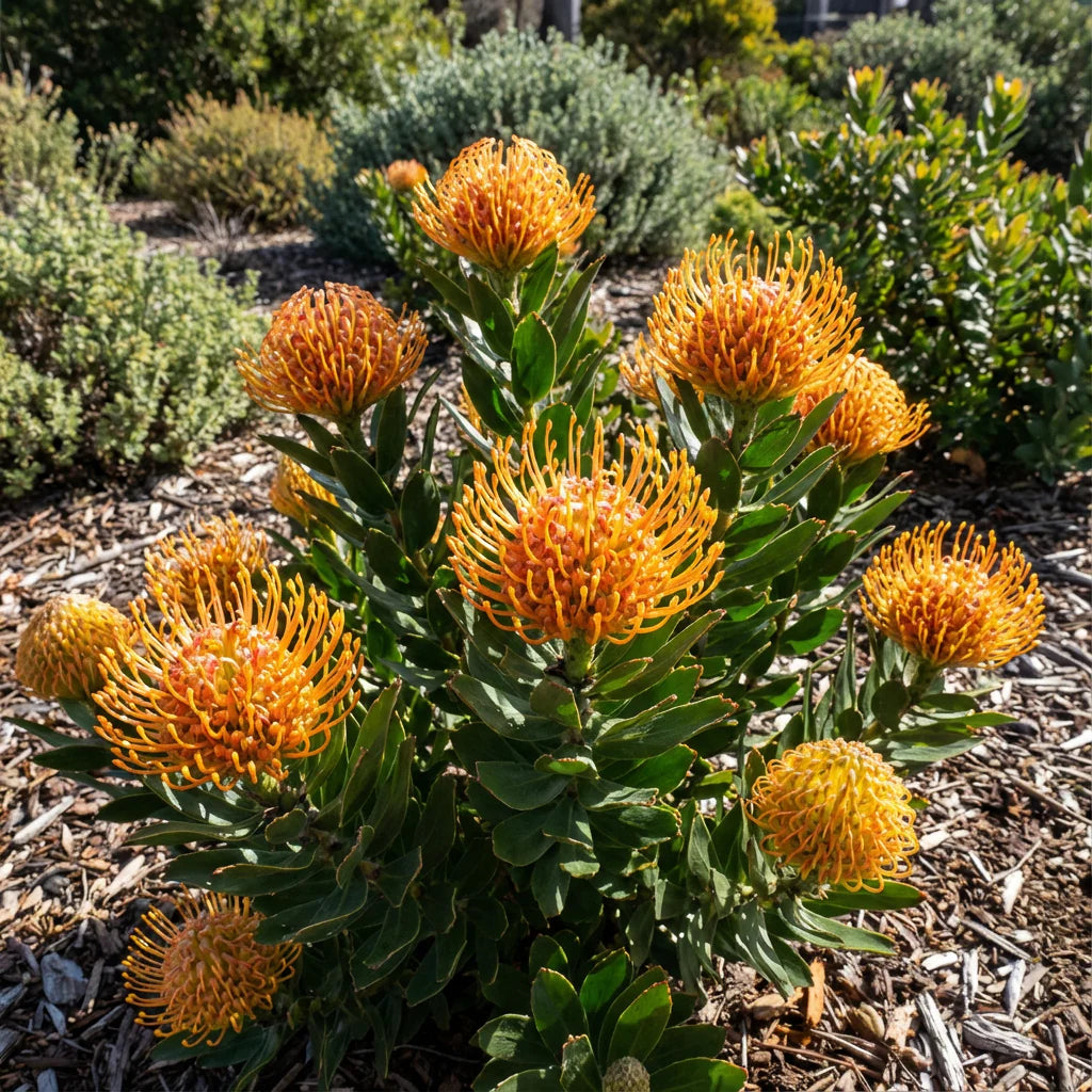 Leucospermum Flower seeds for Planting - Fragrant Blossoms, Heirloom & GMO Free Seeds for Home Garden