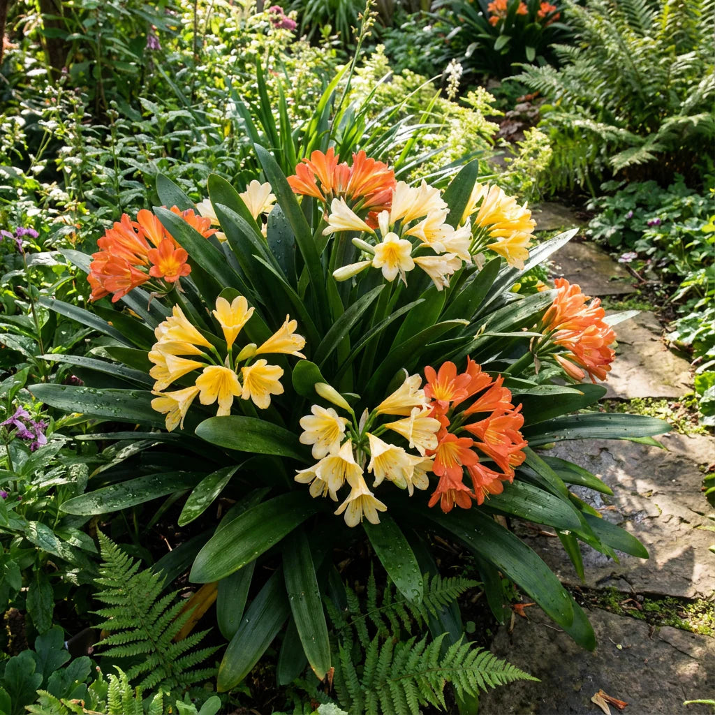 Lily Mix Clivia Flower Seeds for Planting - Colorful and Hardy Blooms