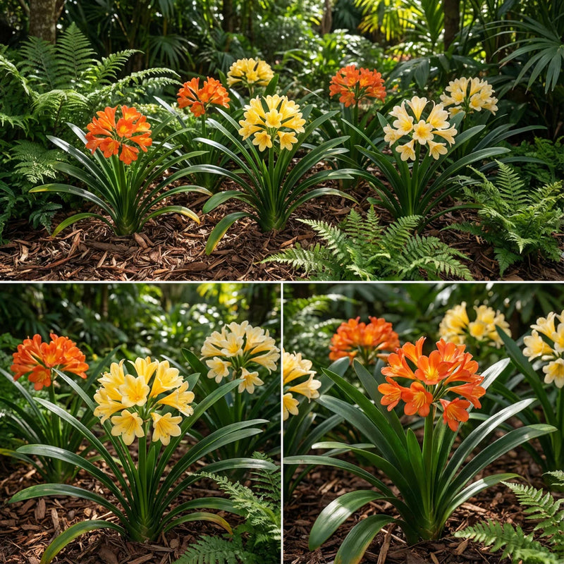 Lily Mix Clivia Flower Seeds for Planting - Colorful and Hardy Blooms