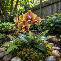 Green Brown Phalaenopsis Orchid Flower seeds for Planting Hardy Variety Heirloom & GMO Free Seeds for Home Garden