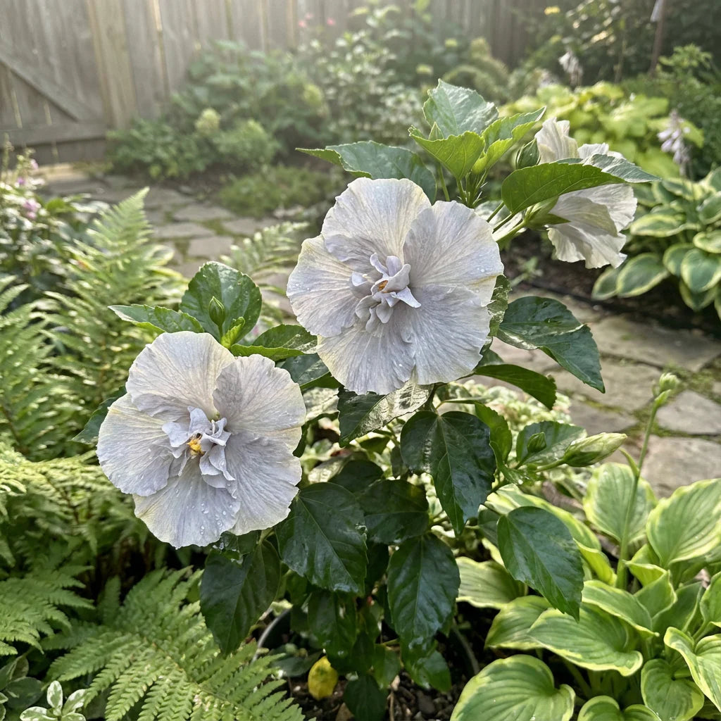 Light Grey Hibiscus Flower seeds for Planting Long Bloom Season Heirloom & GMO Free Seeds for Home Garden 
 
 Sale