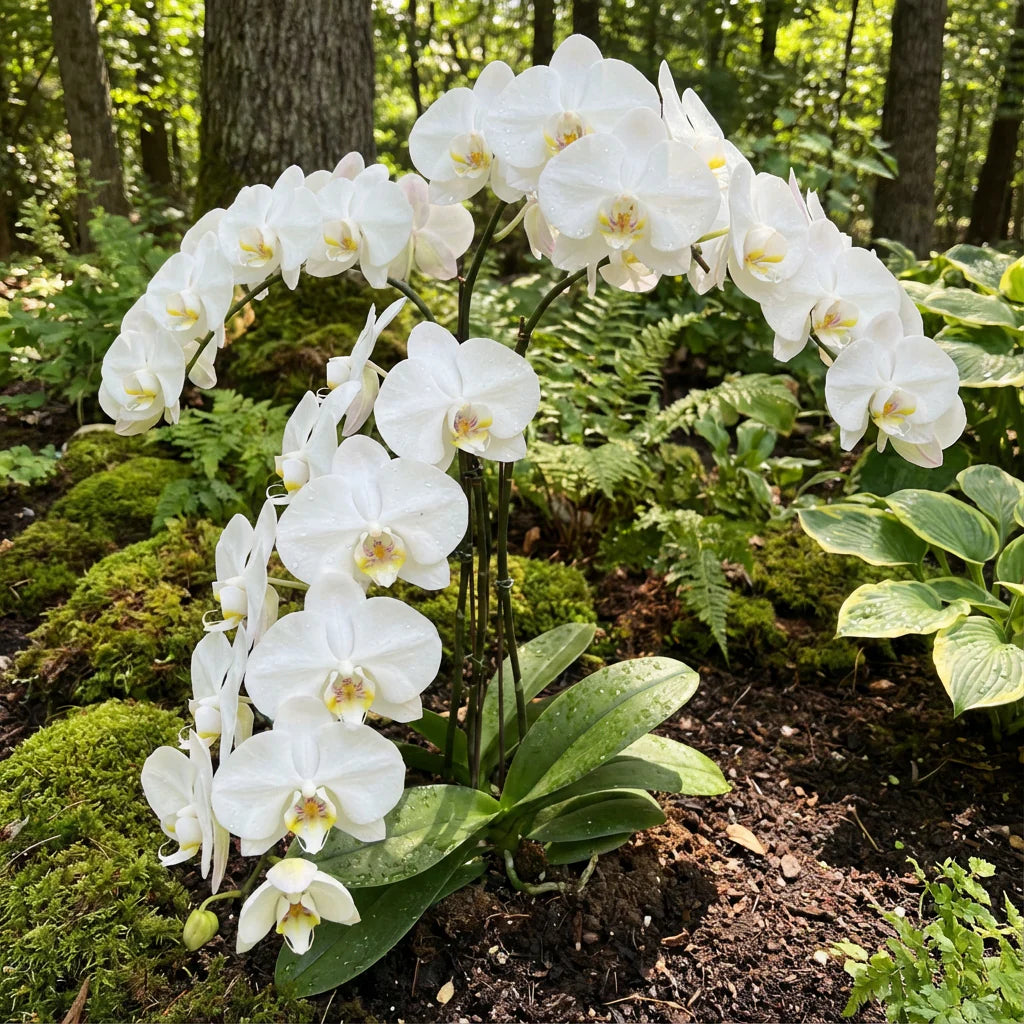 White Butterfly Orchid Flower seeds for Planting Easy to Grow Heirloom & GMO Free Seeds for Home Garden 
 
 Sale
