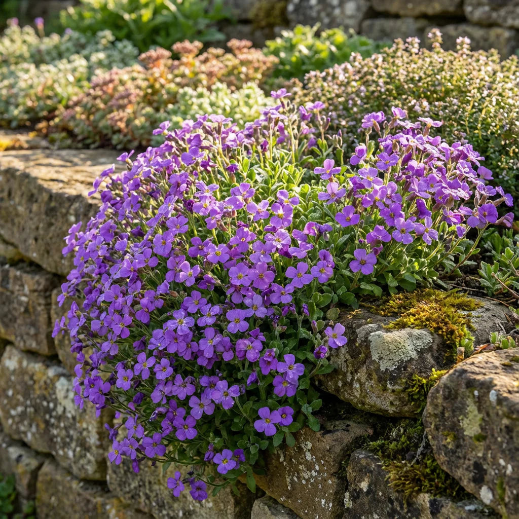 Purple Cress Flower seeds for Planting - Colorful Display, Heirloom & GMO Free Seeds for Home Garden