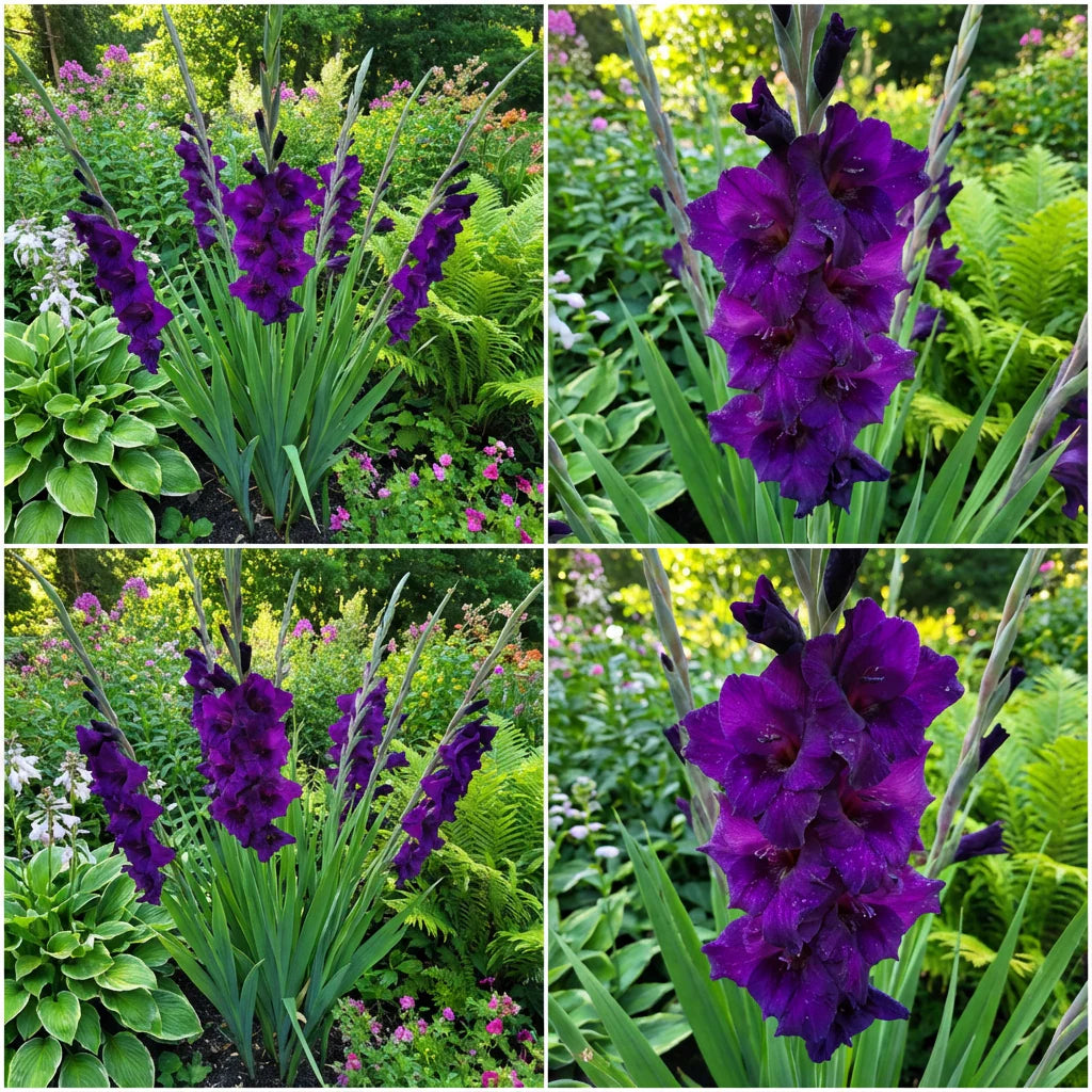 Dark Purple Gladiolus Flower Seeds for Planting Bright Blooms Heirloom & GMO Free Seeds for Home Garden
 
 Sale
