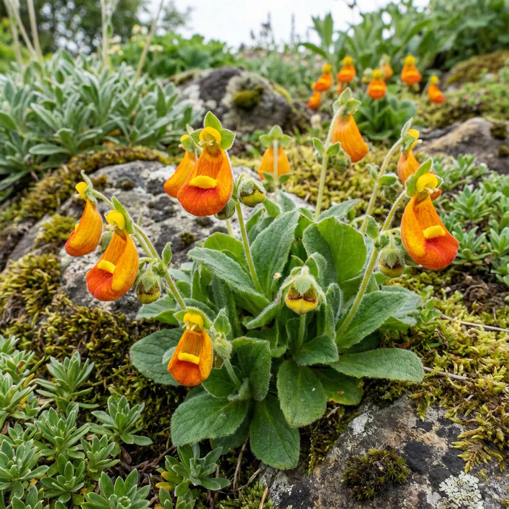 Calceolaria Uniflora Flower seeds for Planting - Cut Flower Favorite, Heirloom & GMO Free Seeds for Home Garden