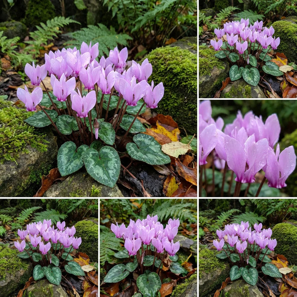 Lavender Cyclamen Flower seeds for Planting - Fragrant Blossoms, Heirloom & GMO Free Seeds for Home Garden