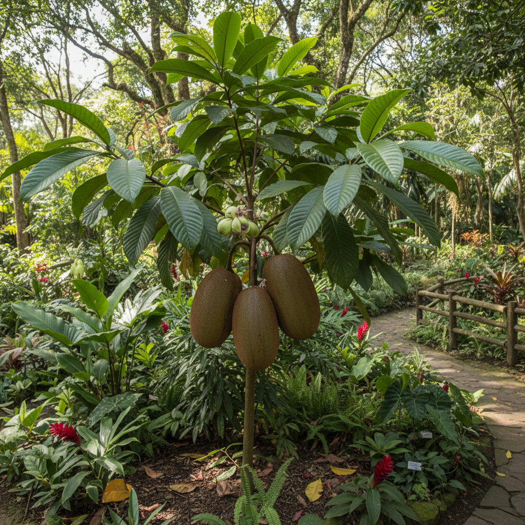 Theobroma grandiflorum Cupuacu Tropical Tree Seeds for Home Garden Cultivation