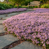 Creeping Thyme Flower Seeds Mix (Thymus serpyllum) for Ground Cover Garden Planting
