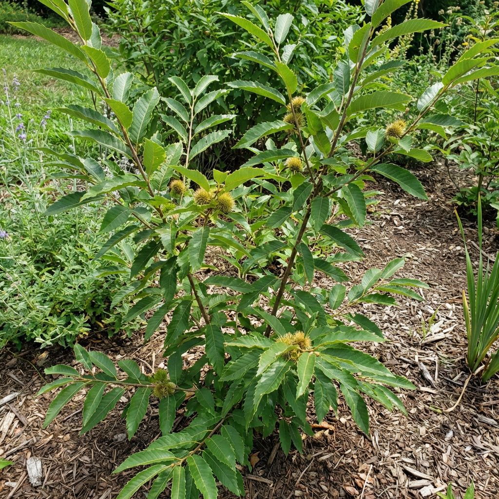 Chinquapin Chestnut Tree Seeds (Castanea pumila) – Heirloom Variety for Garden and Landscape Use
