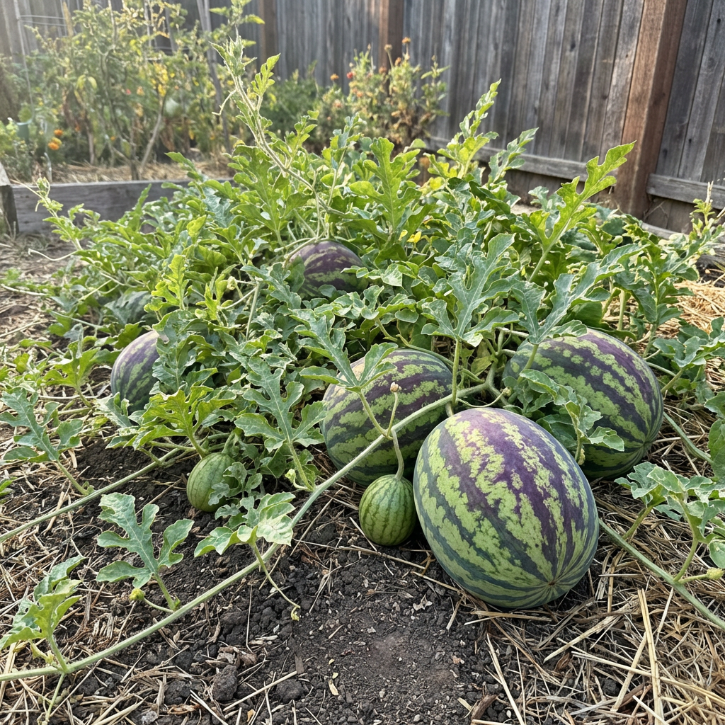 Green Purple Watermelon Fruit Seeds for Planting – Heirloom, Non-GMO, High Germination Organic Garden Seeds