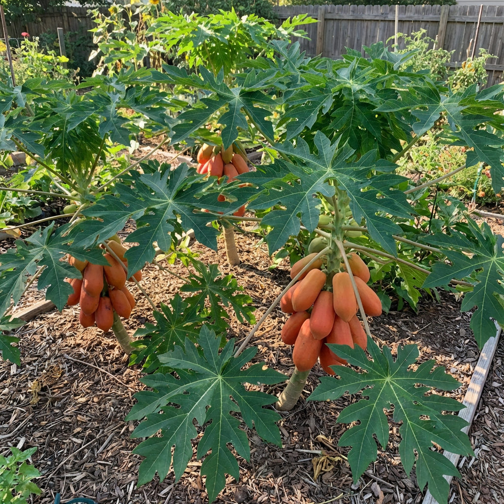 Taiwan Red Lady Papaya Seeds for Home Garden and Tropical Growing