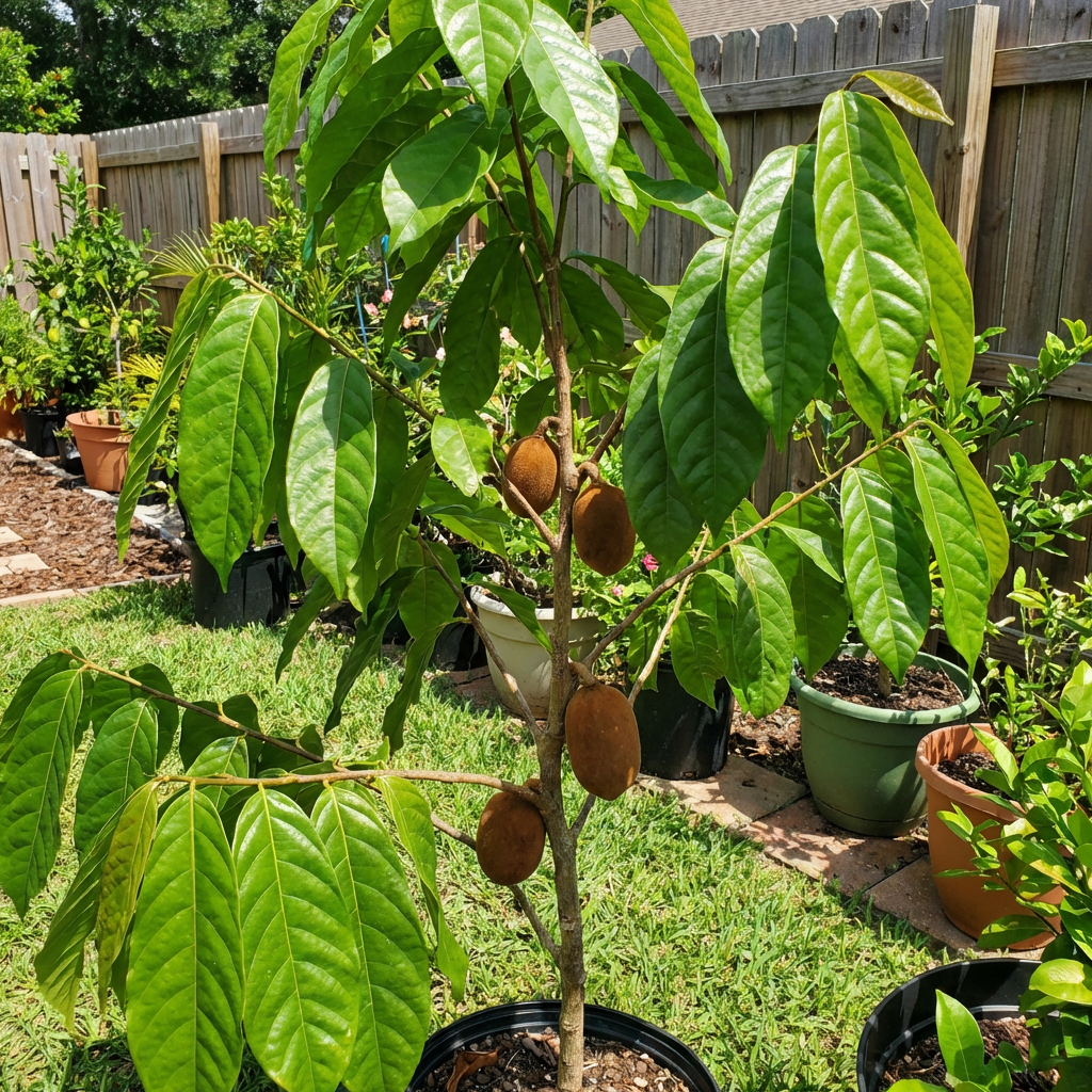 Theobroma grandiflorum Cupuacu Tropical Tree Seeds for Home Garden Cultivation