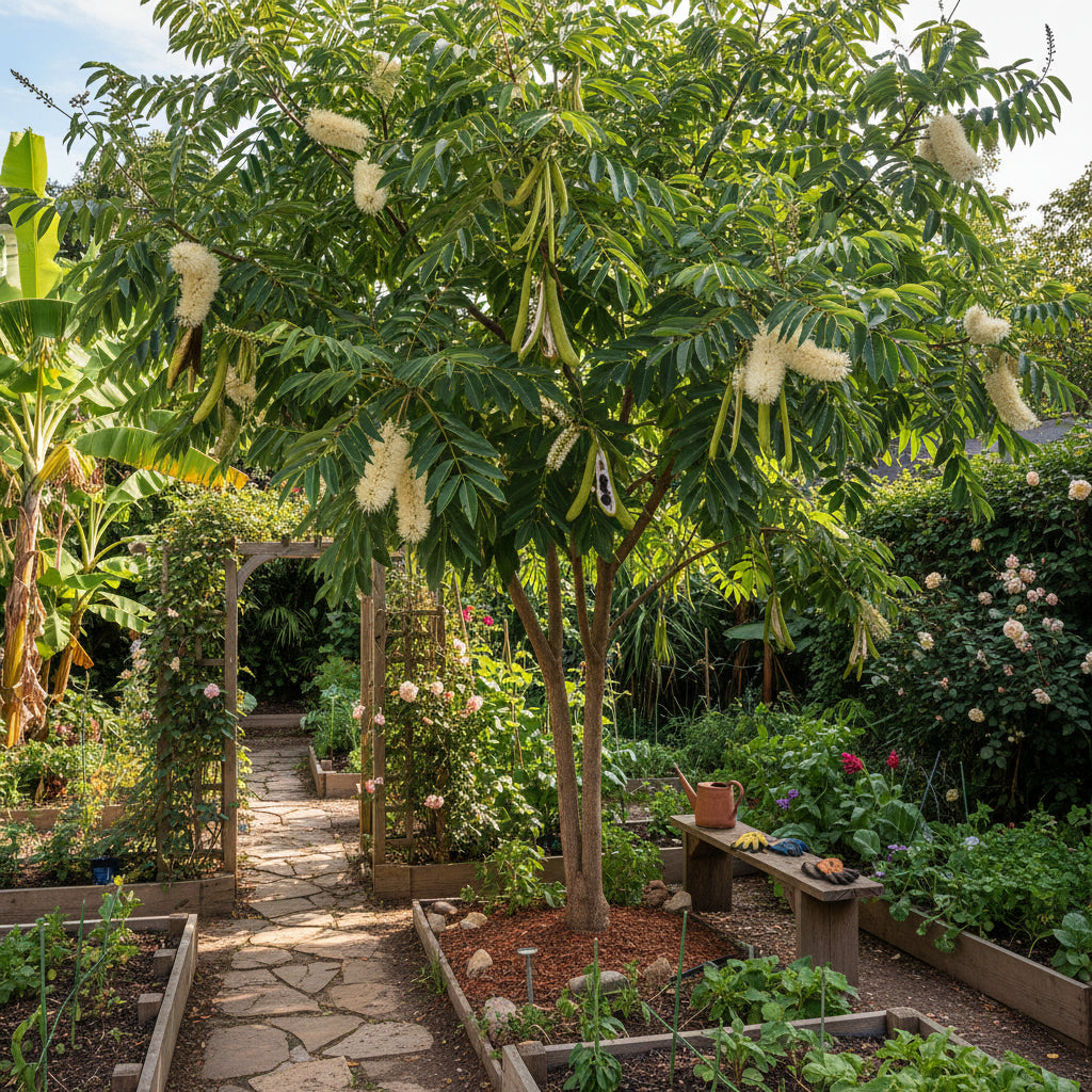 Inga edulis Ice Cream Bean Tropical Tree for Home Garden and Warm Climate Regions