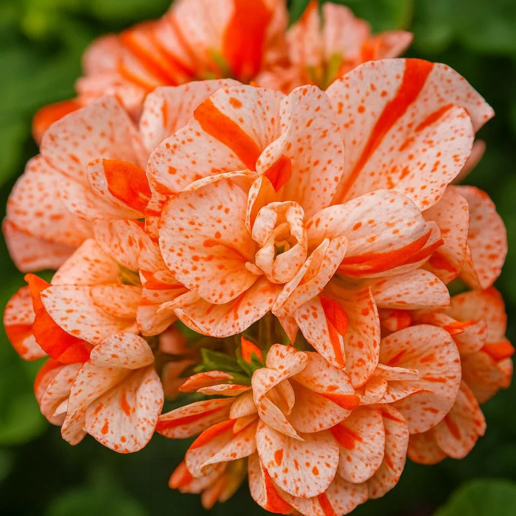 Geranium Red White Flower Seeds for Planting