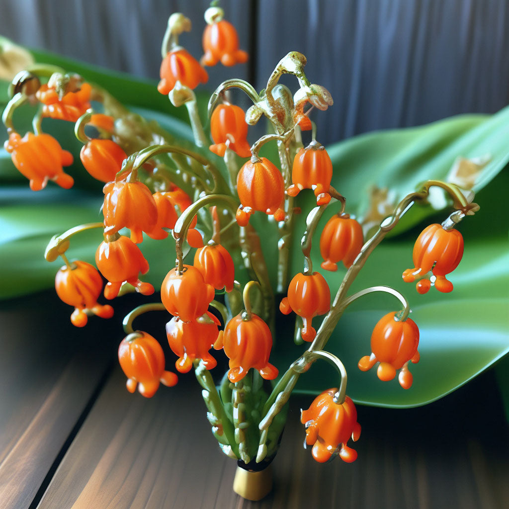 Orange Bell Orchid Flower Seeds for Planting