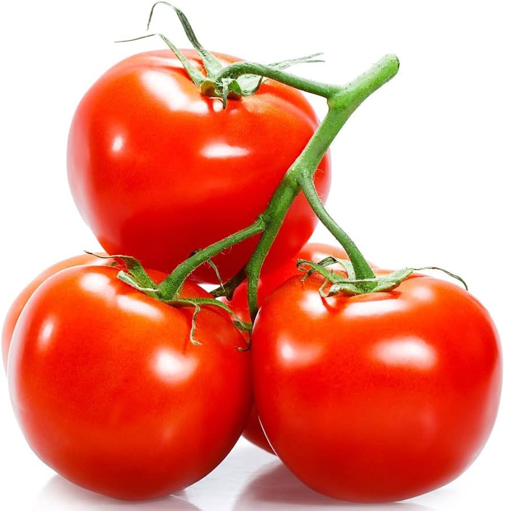 Sliced red tomatoes showing interior grown from Red Horizon Tomato Seeds