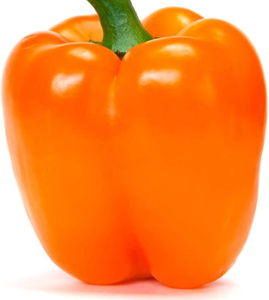 Sweet orange pepper seeds for raised bed gardens